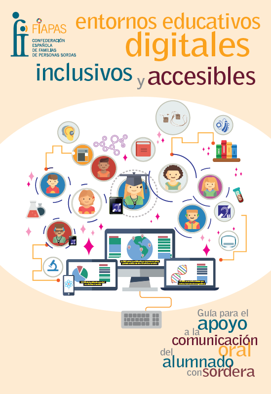 DISPONIBLE EN LA BIBLIOTECA VIRTUAL FIAPAS LA PUBLICACIÓN ENTORNOS EDUCATIVOS DIGITALES INCLUSIVOS Y ACCESIBLES. GUÍA PARA EL APOYO A LA COMUNICACIÓN ORAL DEL ALUMNADO CON SORDERA