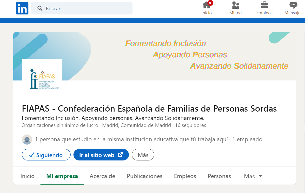 FIAPAS EN LINKEDIN.   NUEVA RED SOCIAL PROFESIONAL