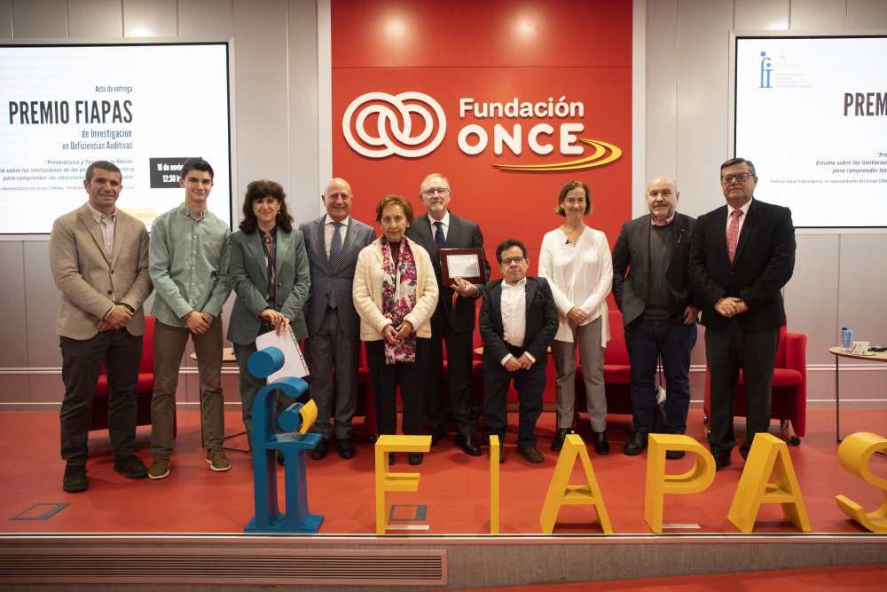 SE ENTREGA EL PREMIO FIAPAS  DE INVESTIGACIÓN EN DEFICIENCIAS AUDITIVAS