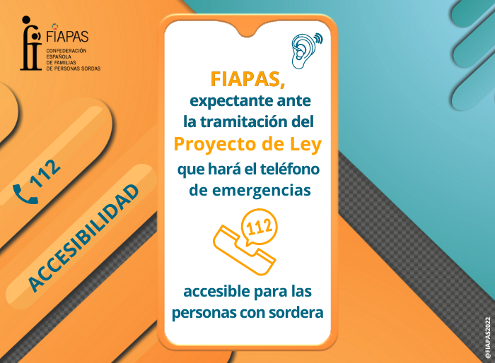 112 Proyecto ley accesibilidad personas sordas