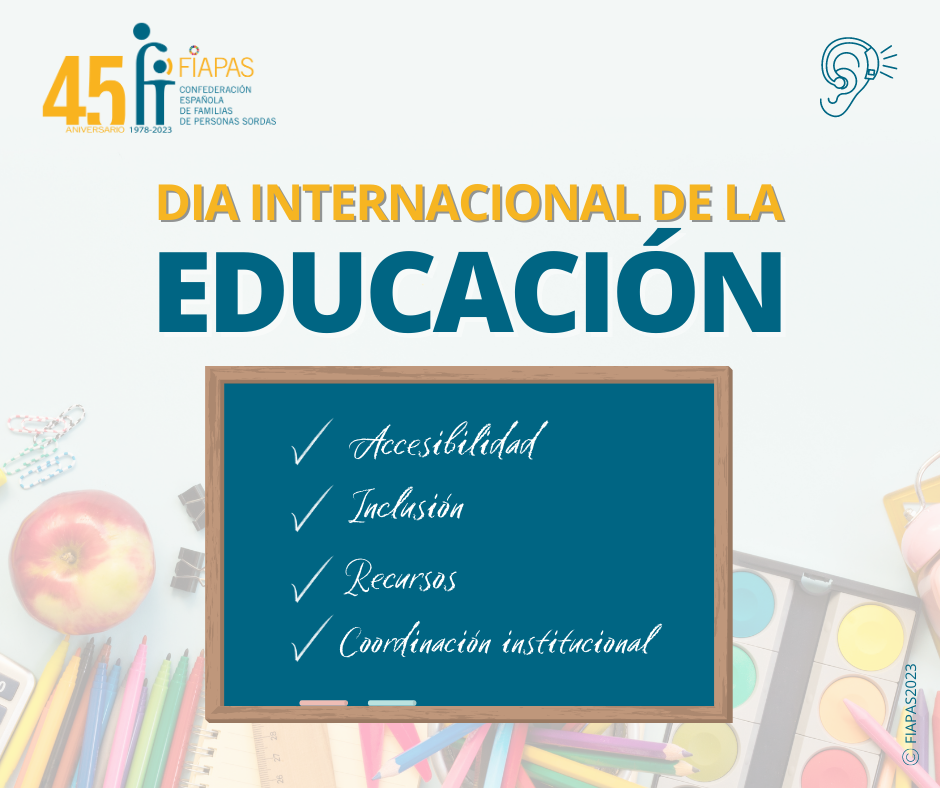 Día Internacional de la Educación: Invertir en las personas