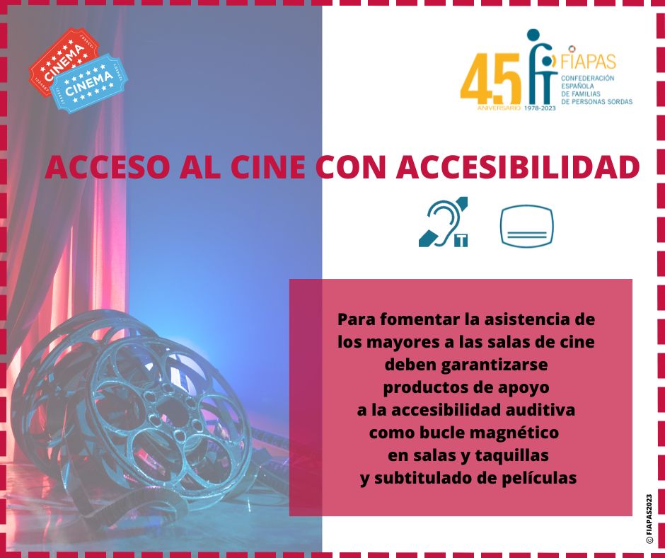 Acceso al cine con accesibilidad