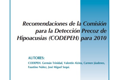 RECOMENDACIONES CODEPEH 2010