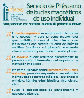 SERVICIO DE PRÉSTAMO DE BUCLES MAGNÉTICOS INDIVIDUALES