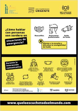 ¿CÓMO HABLAR CON PERSONAS CON SORDERA EN SITUACIONES DE EMERGENCIA?